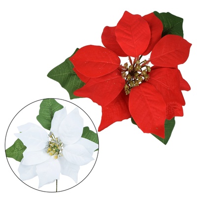 Poinsecja - główka 2 szt. 18 cm (W436X)