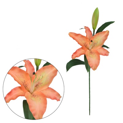 Lilia - gałązka gumowana  72 cm (GK226)
