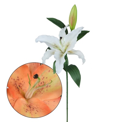 Lilia - gałązka gumowana  72 cm (GK226)